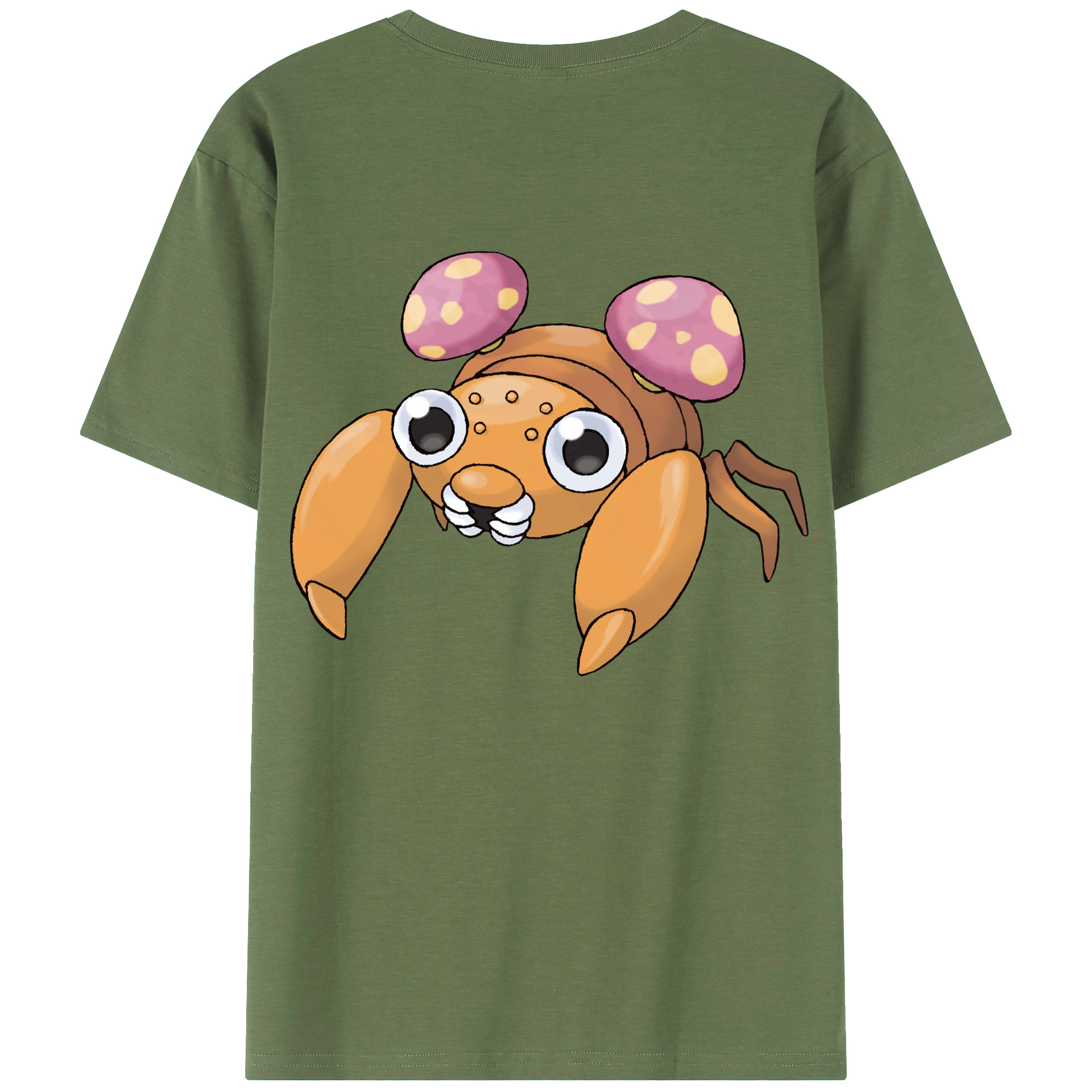（画像用） ポケットモンスター Pokémon 綿100％ メンズ半袖Tシャツ（バックプリント） 通気性